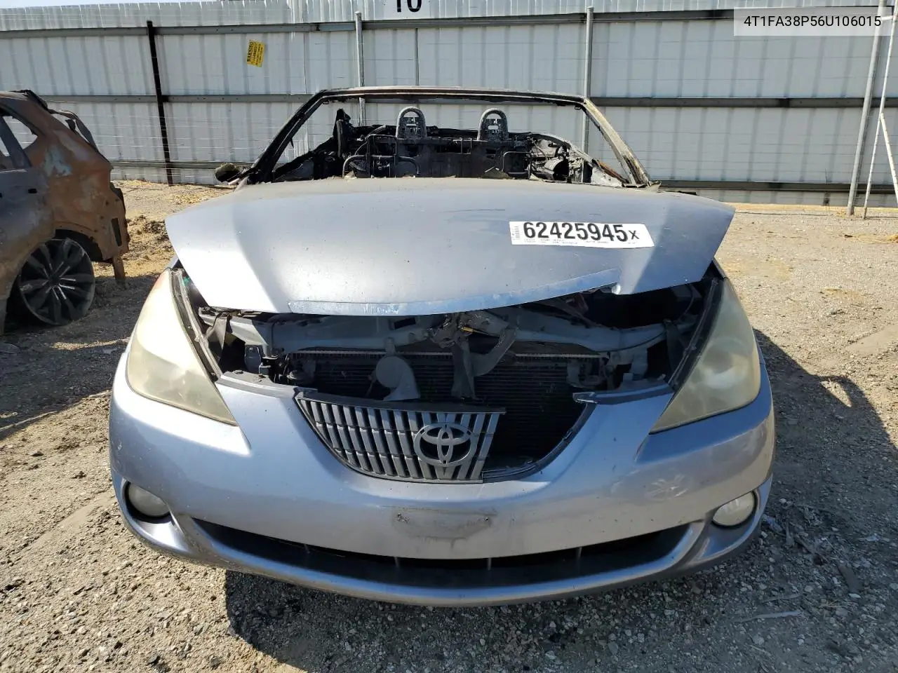 2006 Toyota Camry Solara Se VIN: 4T1FA38P56U106015 Lot: 62425945