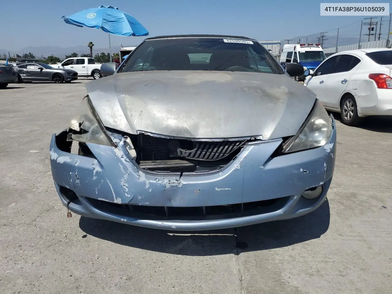 2006 Toyota Camry Solara Se VIN: 4T1FA38P36U105039 Lot: 62680505