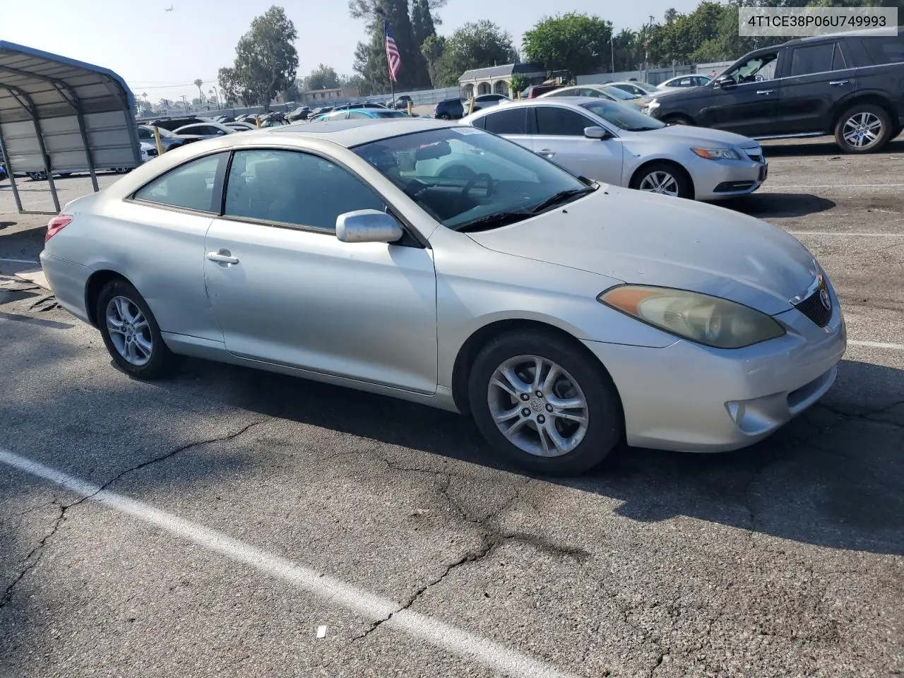 2006 Toyota Camry Solara Se VIN: 4T1CE38P06U749993 Lot: 62883415