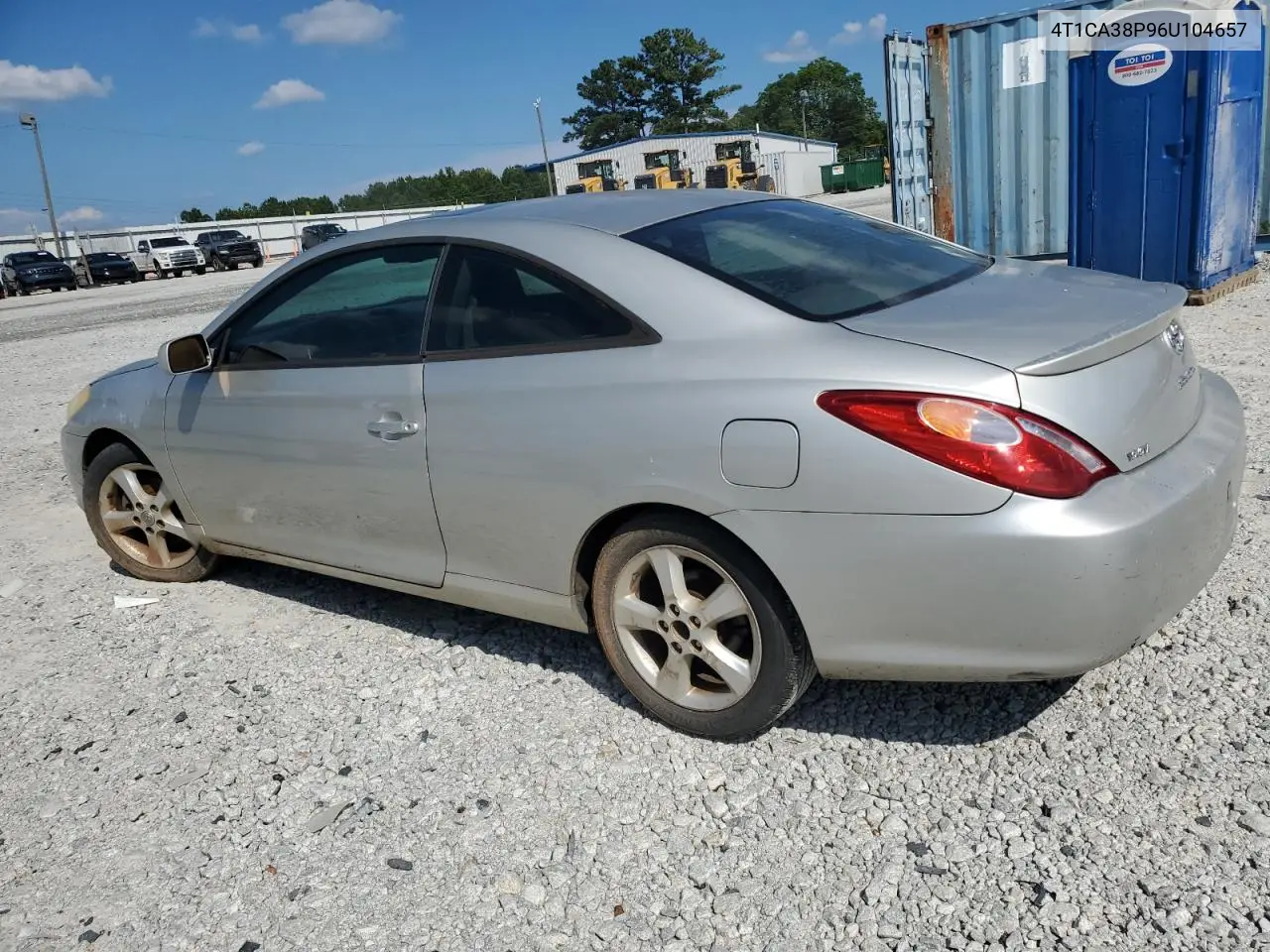 2006 Toyota Camry Solara Se VIN: 4T1CA38P96U104657 Lot: 63228945