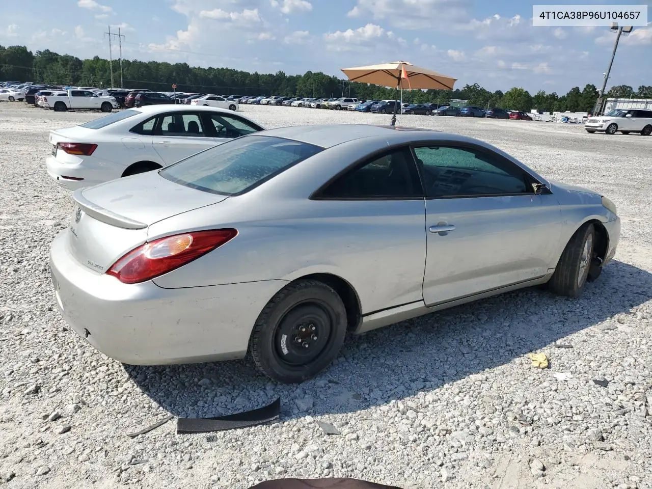 2006 Toyota Camry Solara Se VIN: 4T1CA38P96U104657 Lot: 63228945