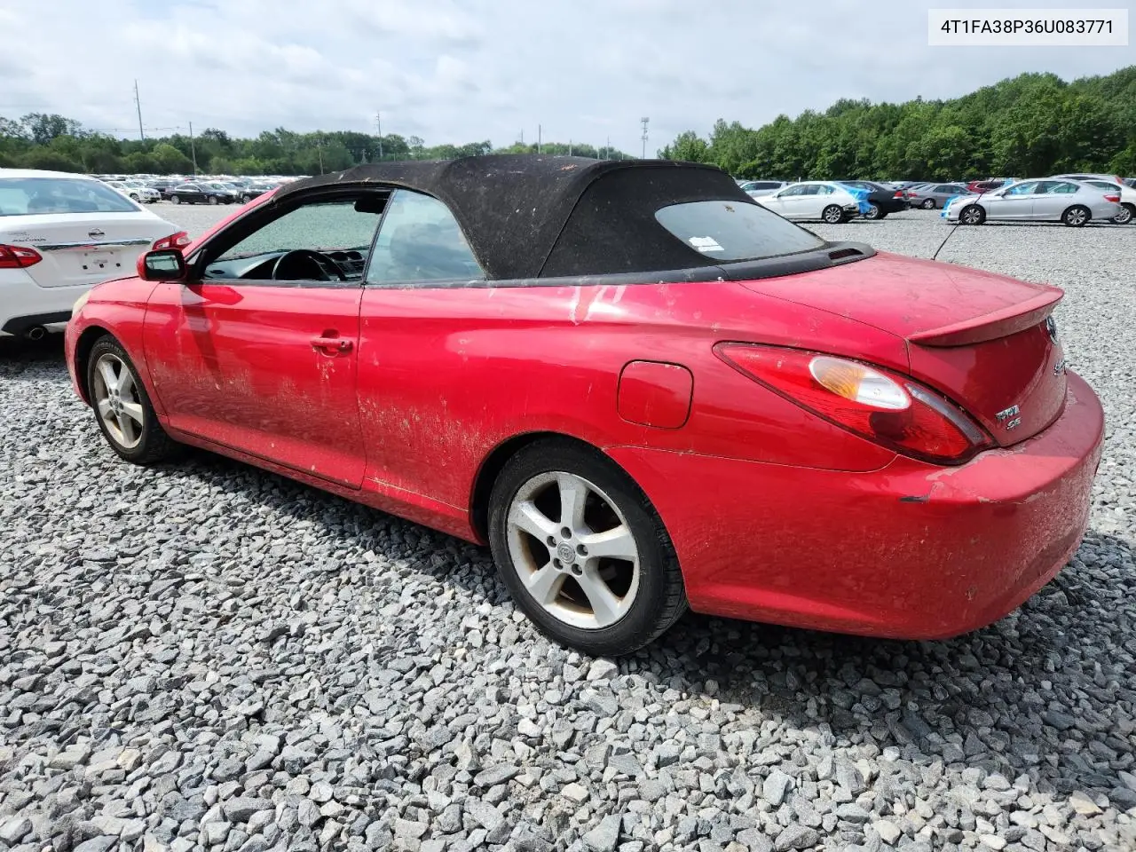 2006 Toyota Camry Solara Se VIN: 4T1FA38P36U083771 Lot: 63324375