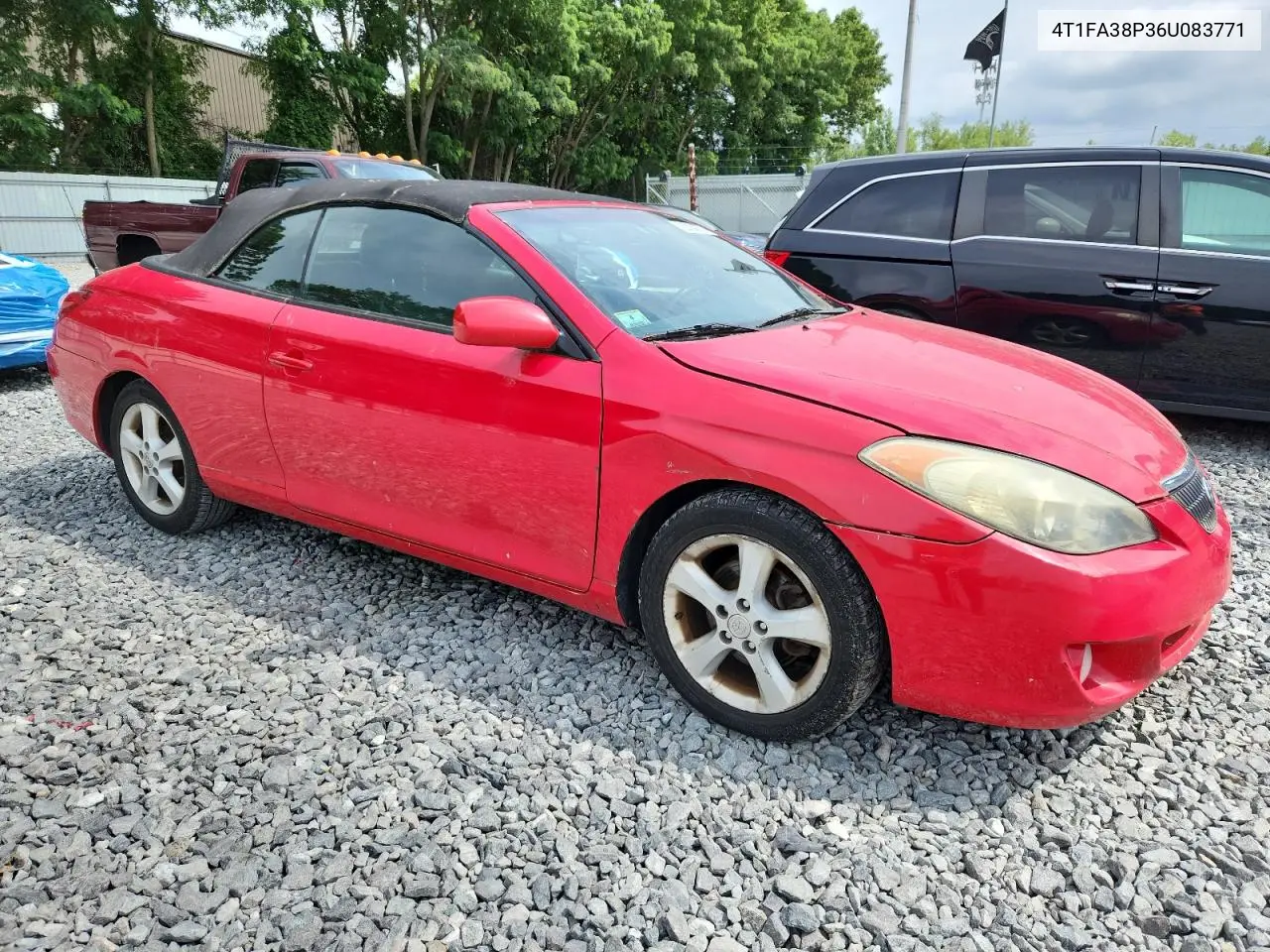 2006 Toyota Camry Solara Se VIN: 4T1FA38P36U083771 Lot: 63324375