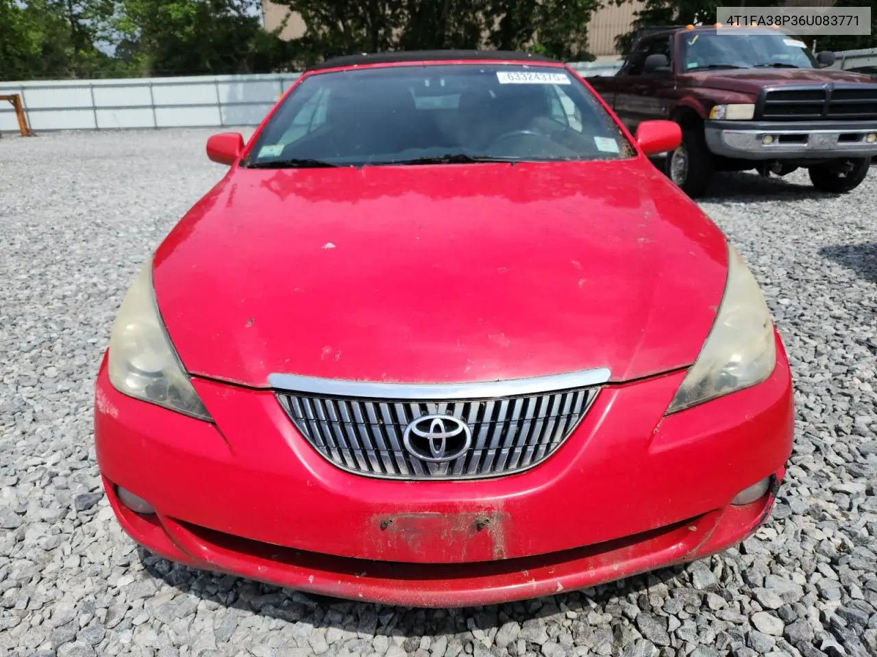 2006 Toyota Camry Solara Se VIN: 4T1FA38P36U083771 Lot: 63324375