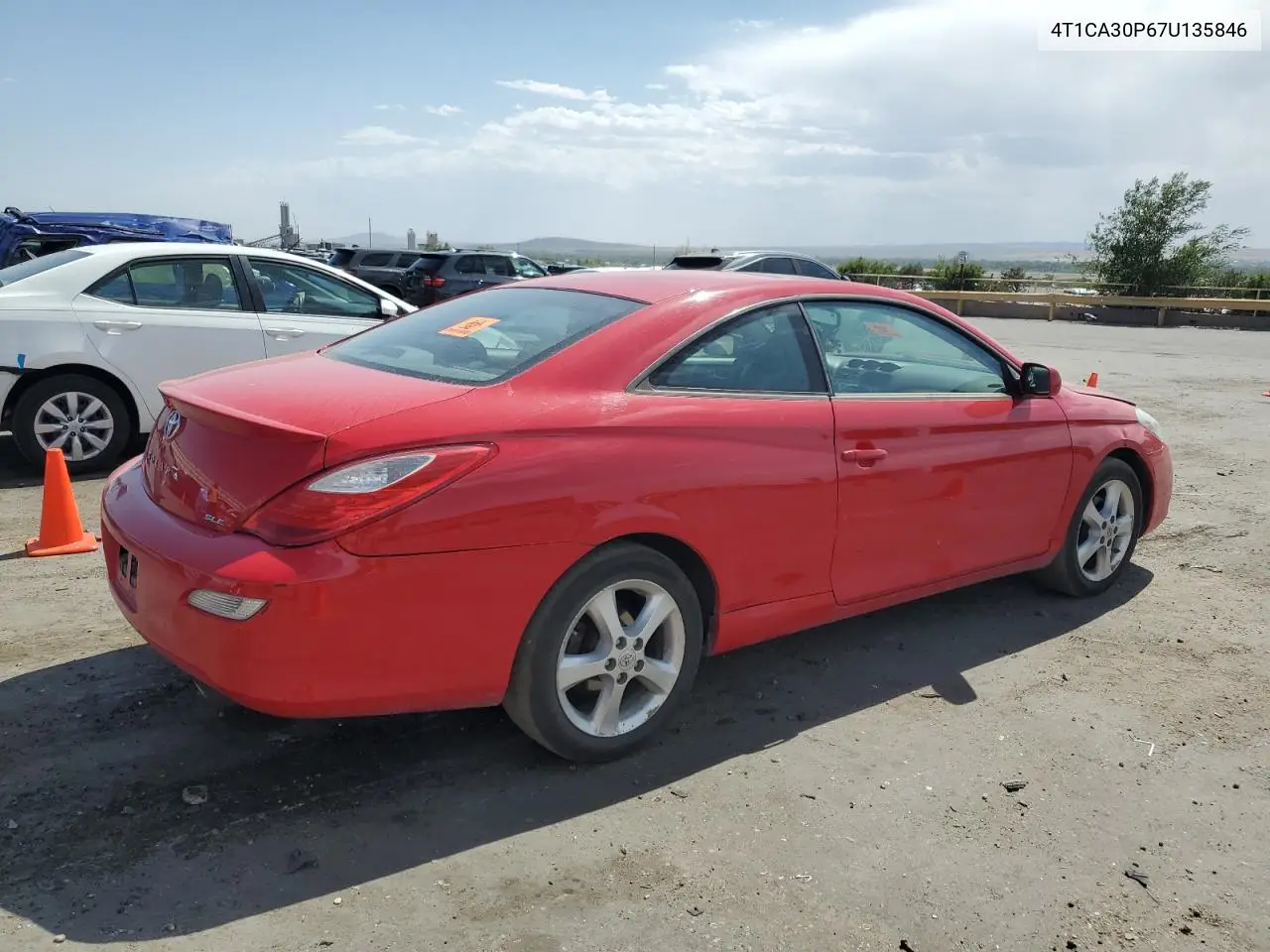 2007 Toyota Camry Solara Se VIN: 4T1CA30P67U135846 Lot: 59384025