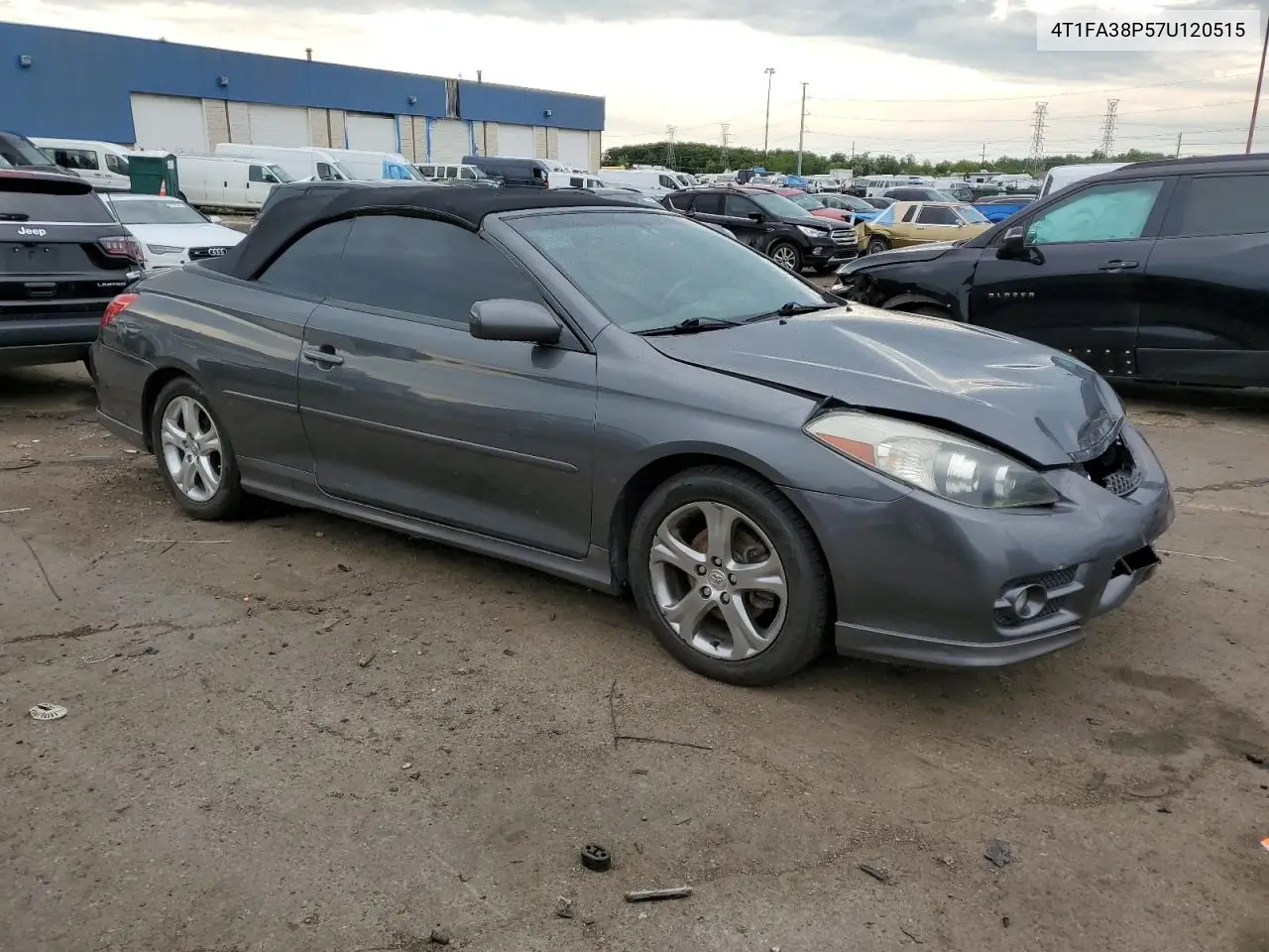 2007 Toyota Camry Solara Se VIN: 4T1FA38P57U120515 Lot: 60934465
