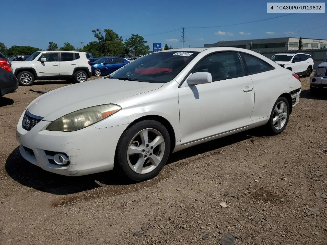 2007 Toyota Camry Solara Se VIN: 4T1CA30P07U129802 Lot: 62103465