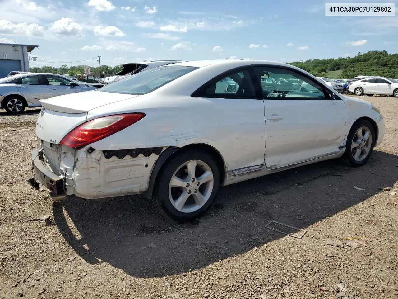 2007 Toyota Camry Solara Se VIN: 4T1CA30P07U129802 Lot: 62103465