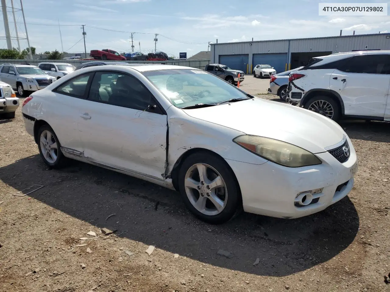 2007 Toyota Camry Solara Se VIN: 4T1CA30P07U129802 Lot: 62103465