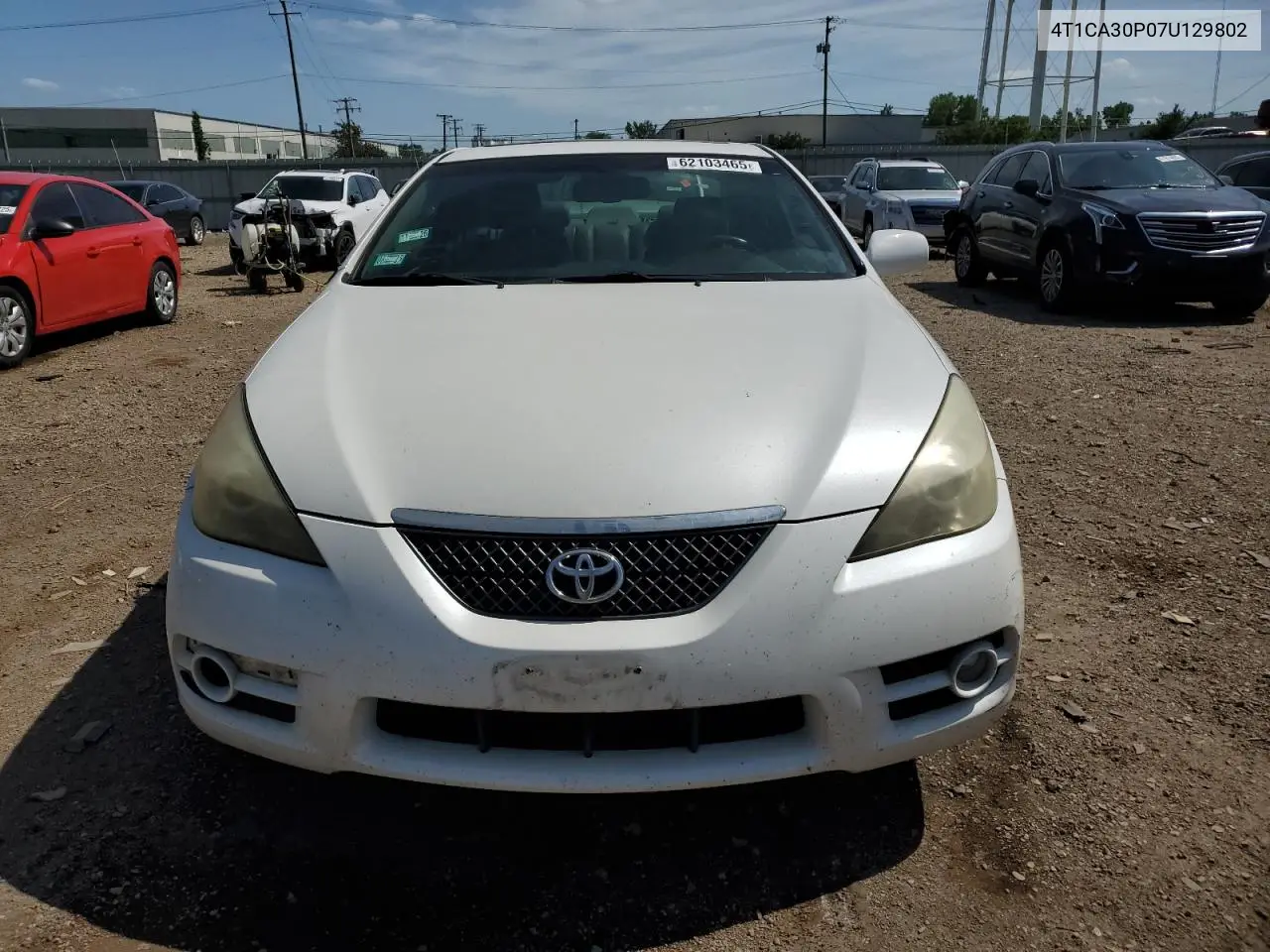 2007 Toyota Camry Solara Se VIN: 4T1CA30P07U129802 Lot: 62103465