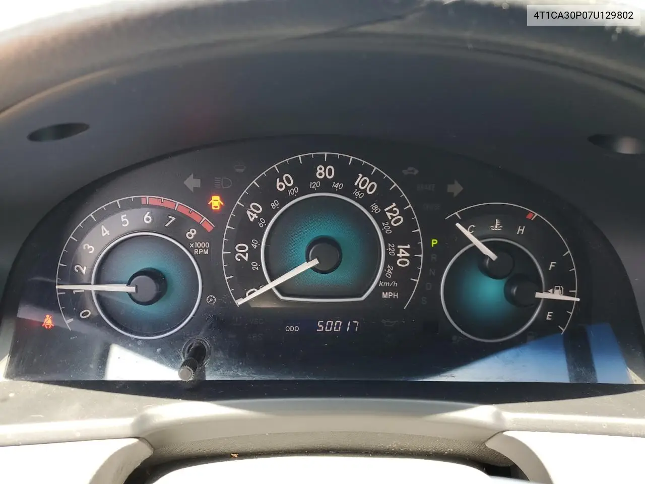 2007 Toyota Camry Solara Se VIN: 4T1CA30P07U129802 Lot: 62103465