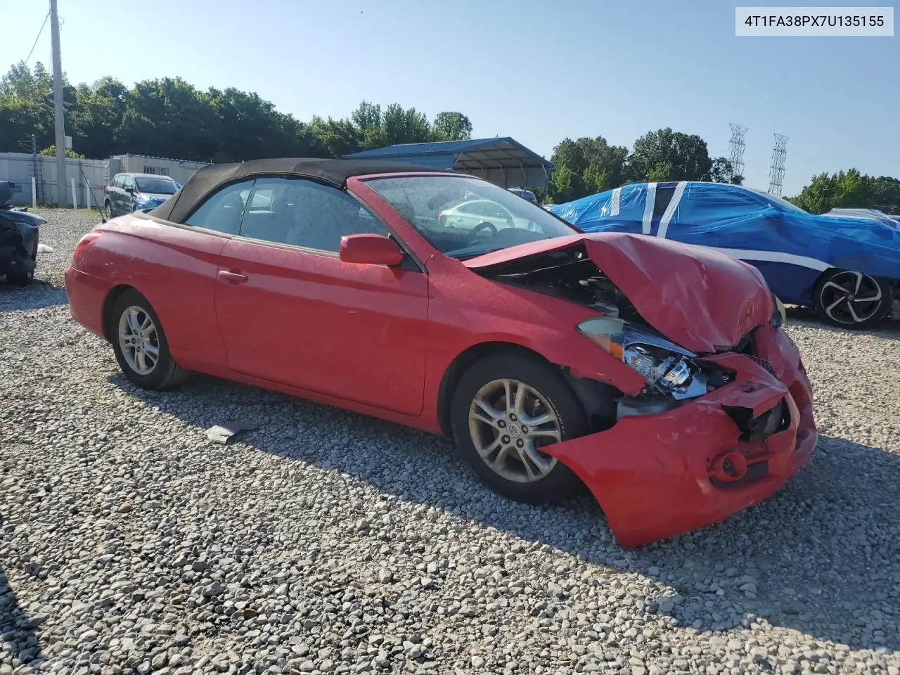 2007 Toyota Camry Solara Se VIN: 4T1FA38PX7U135155 Lot: 62121215