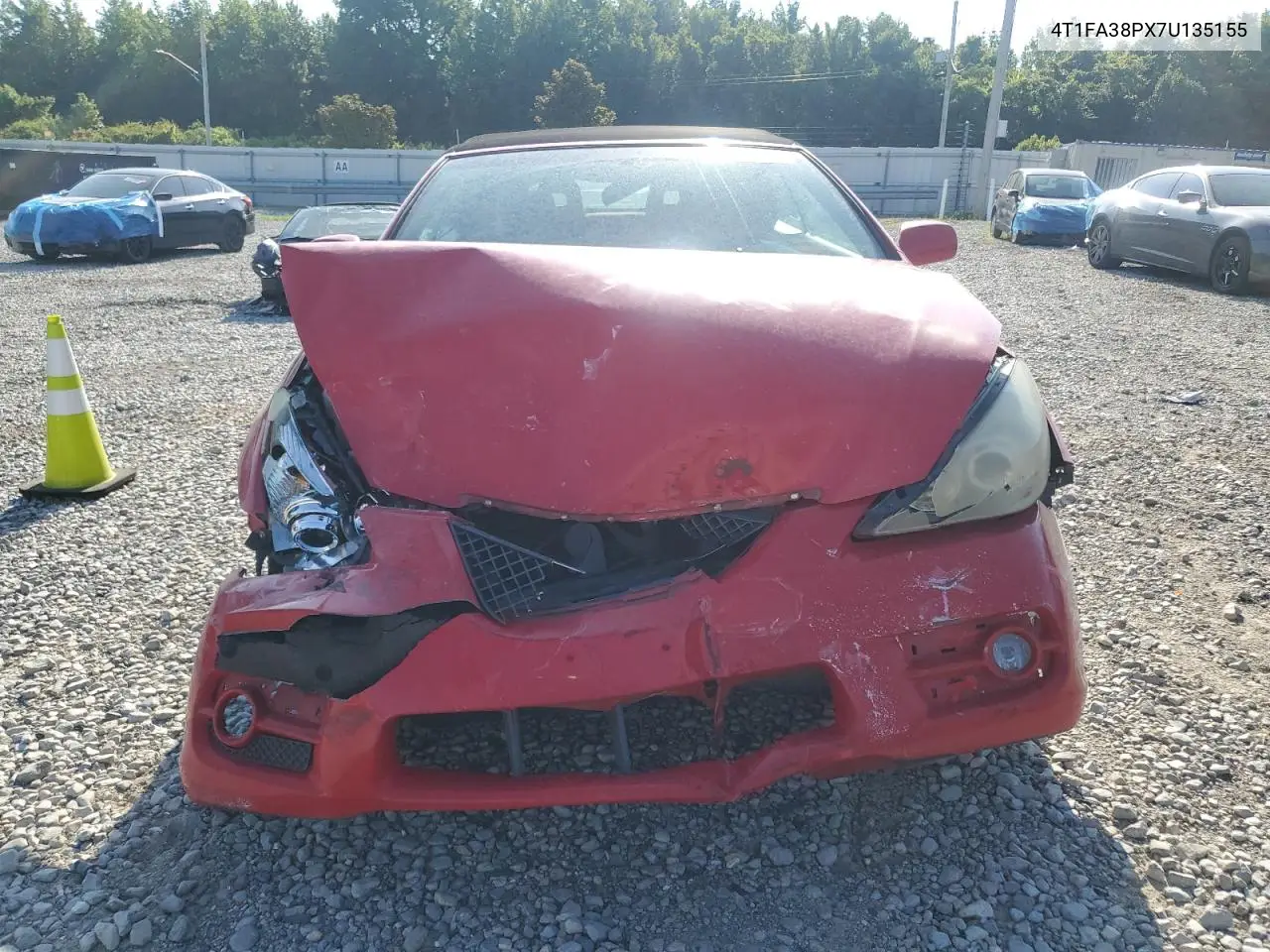 2007 Toyota Camry Solara Se VIN: 4T1FA38PX7U135155 Lot: 62121215
