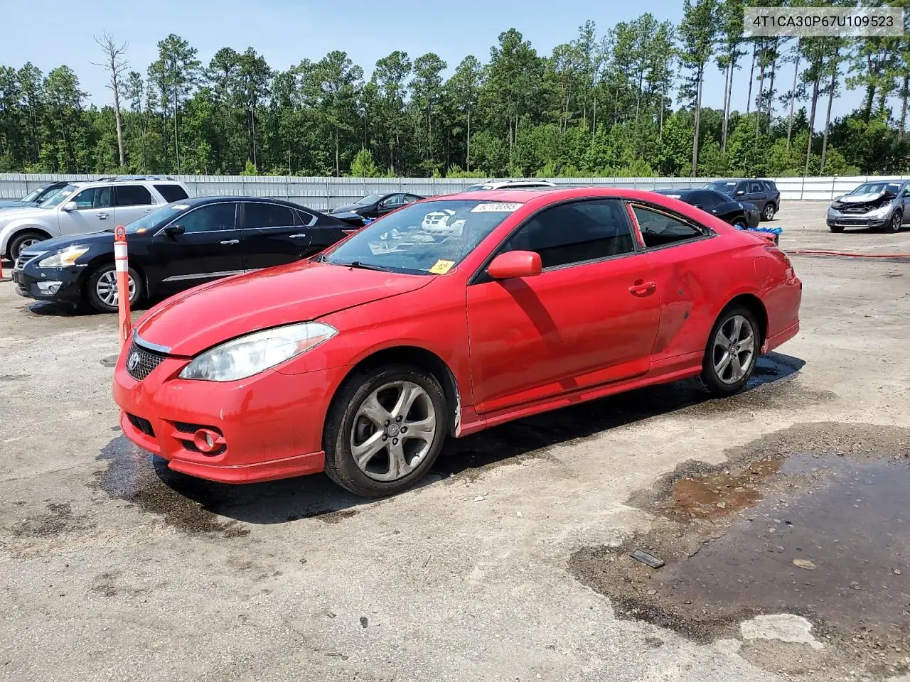 2007 Toyota Camry Solara Se VIN: 4T1CA30P67U109523 Lot: 62170395