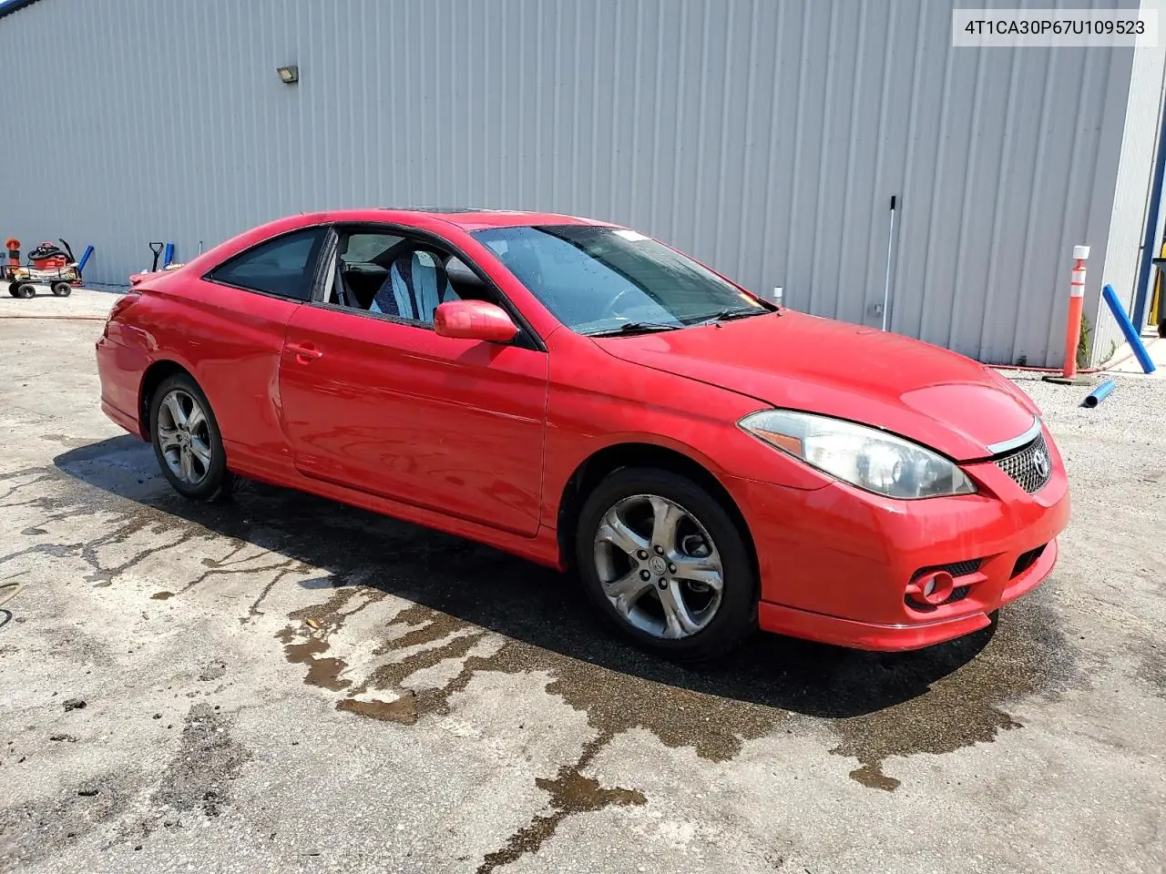 2007 Toyota Camry Solara Se VIN: 4T1CA30P67U109523 Lot: 62170395