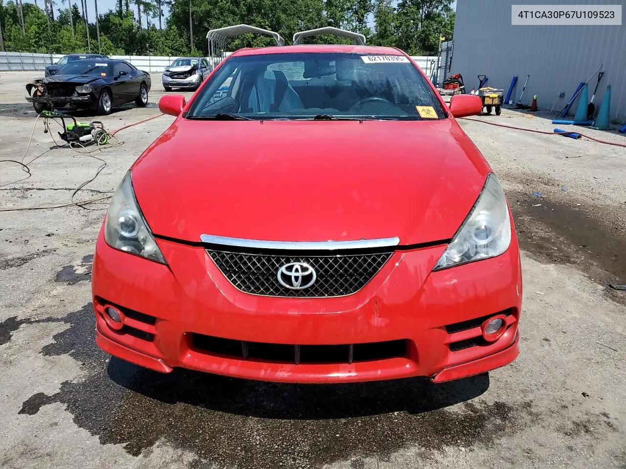 2007 Toyota Camry Solara Se VIN: 4T1CA30P67U109523 Lot: 62170395
