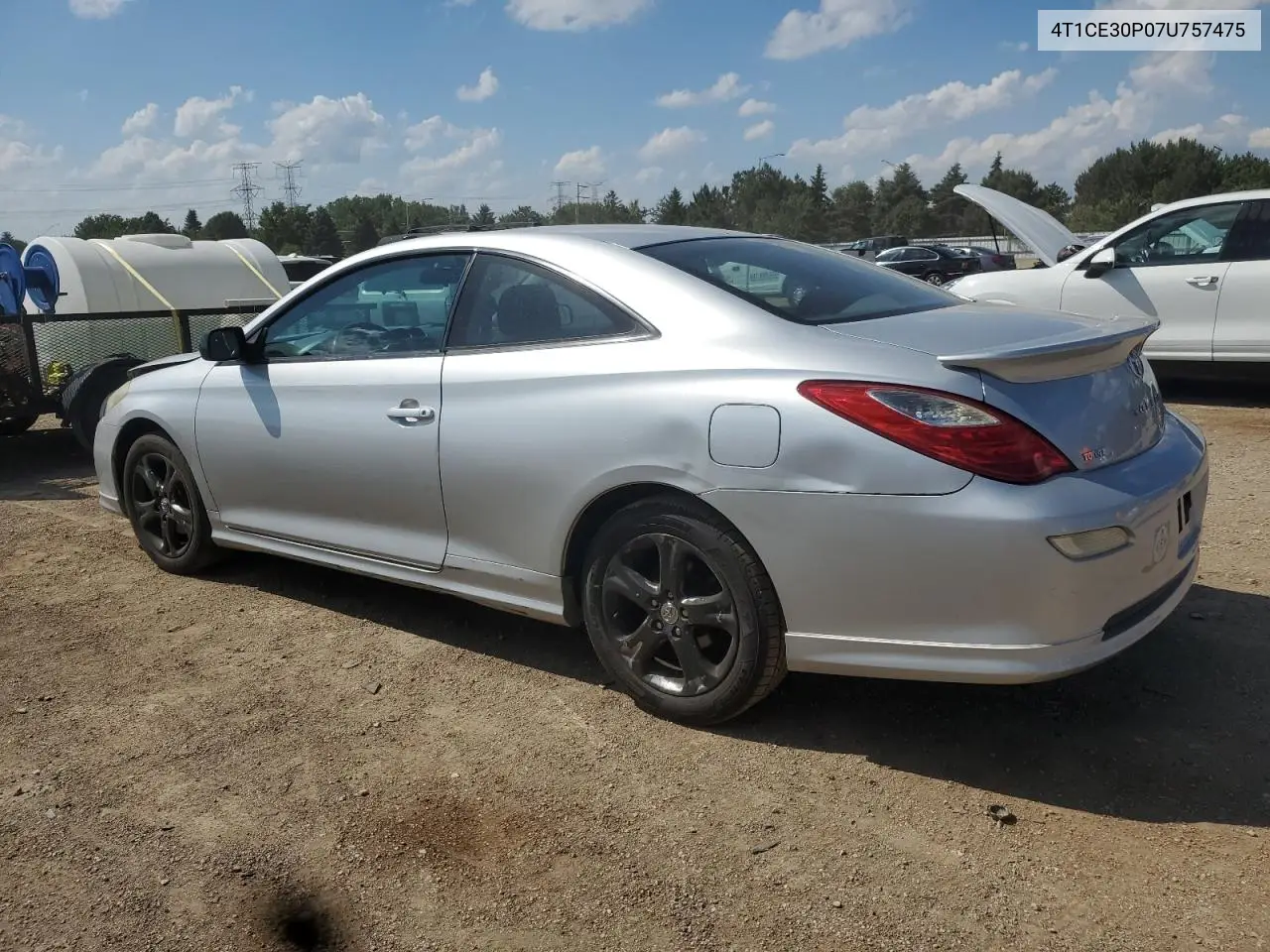 2007 Toyota Camry Solara Se VIN: 4T1CE30P07U757475 Lot: 62348565