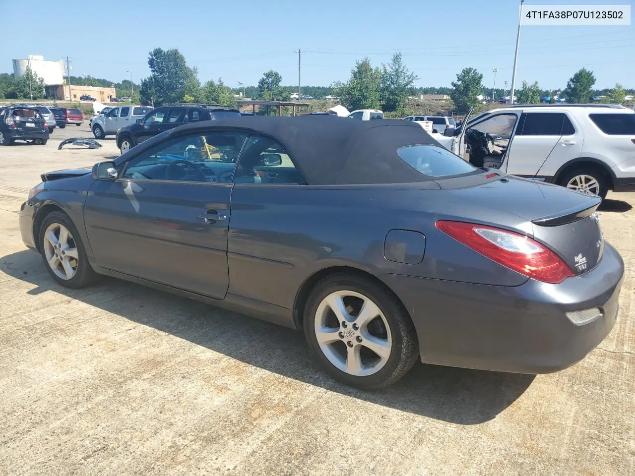 2007 Toyota Camry Solara Se VIN: 4T1FA38P07U123502 Lot: 62375665