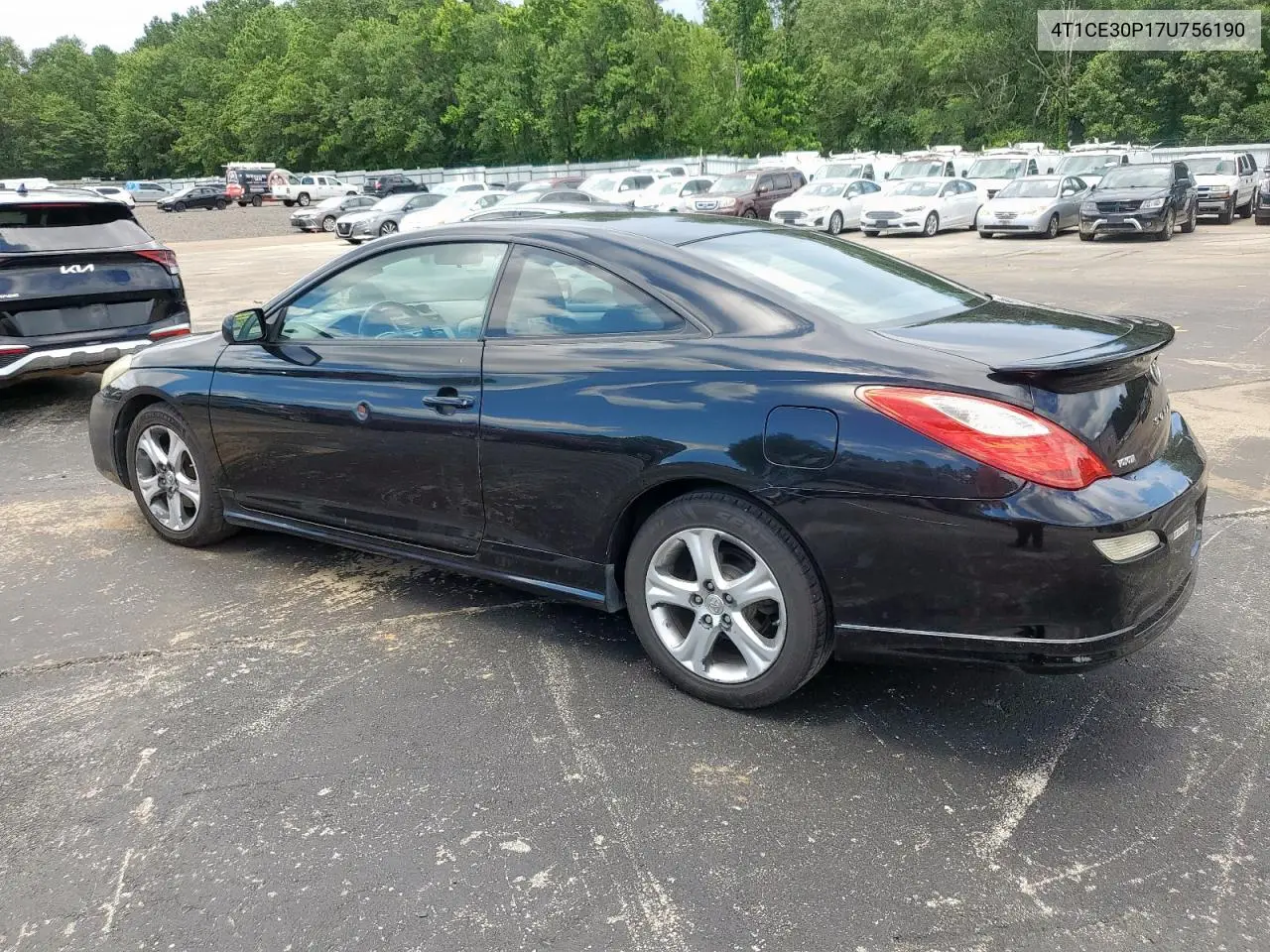 2007 Toyota Camry Solara Se VIN: 4T1CE30P17U756190 Lot: 62686325