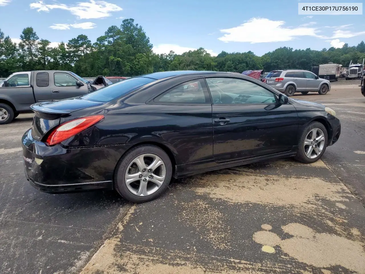 2007 Toyota Camry Solara Se VIN: 4T1CE30P17U756190 Lot: 62686325