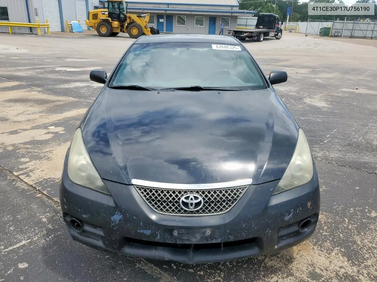 2007 Toyota Camry Solara Se VIN: 4T1CE30P17U756190 Lot: 62686325