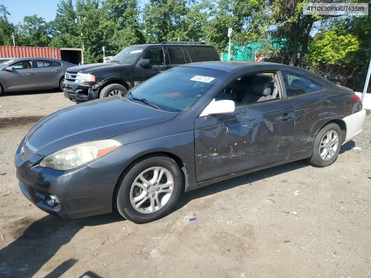 2008 Toyota Camry Solara Se VIN: 4T1CE30PX8U763589 Lot: 61347135