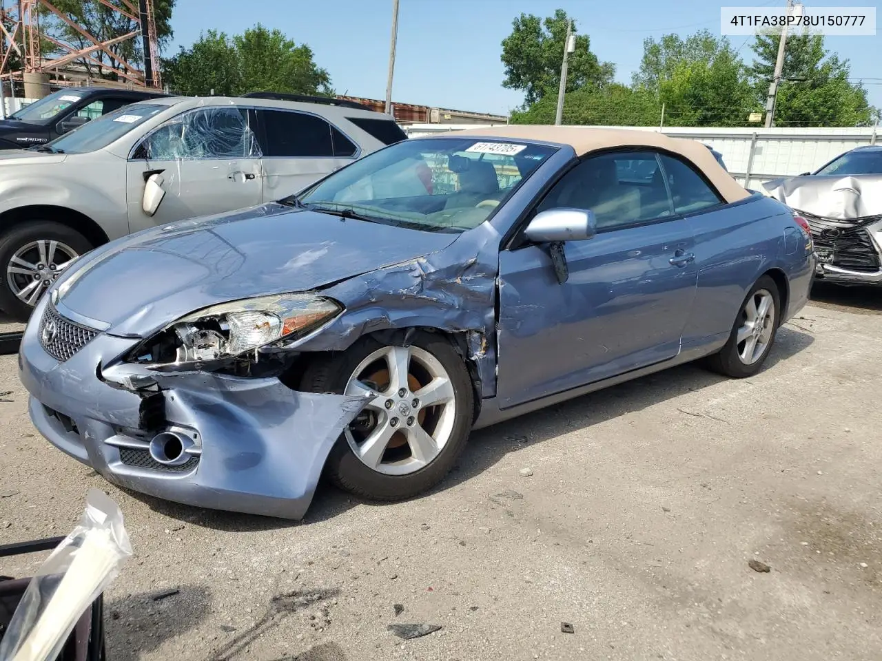 2008 Toyota Camry Solara Se VIN: 4T1FA38P78U150777 Lot: 61743705