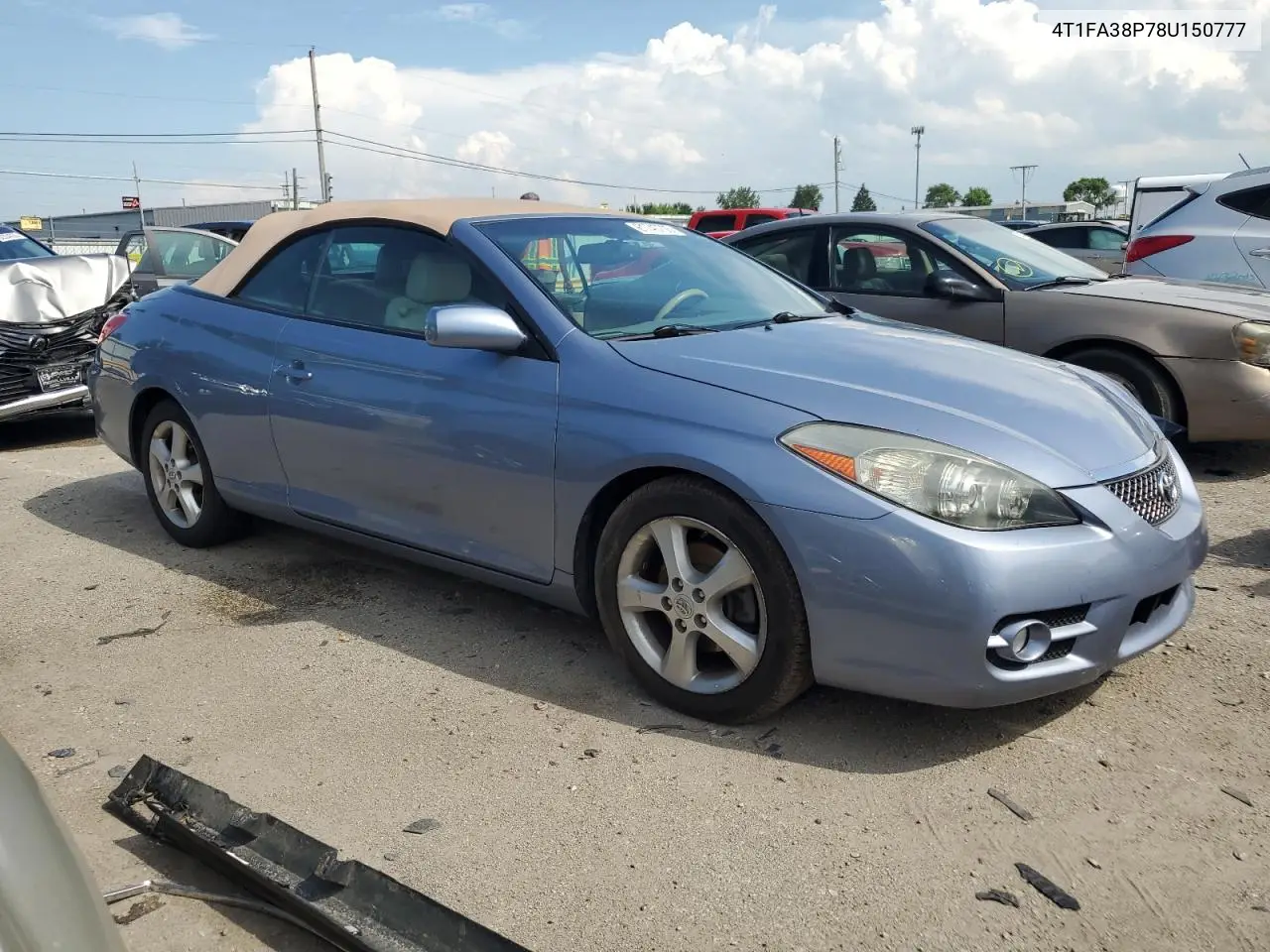 2008 Toyota Camry Solara Se VIN: 4T1FA38P78U150777 Lot: 61743705