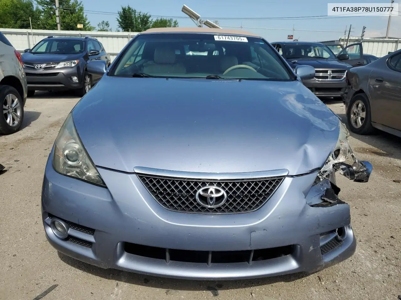 2008 Toyota Camry Solara Se VIN: 4T1FA38P78U150777 Lot: 61743705