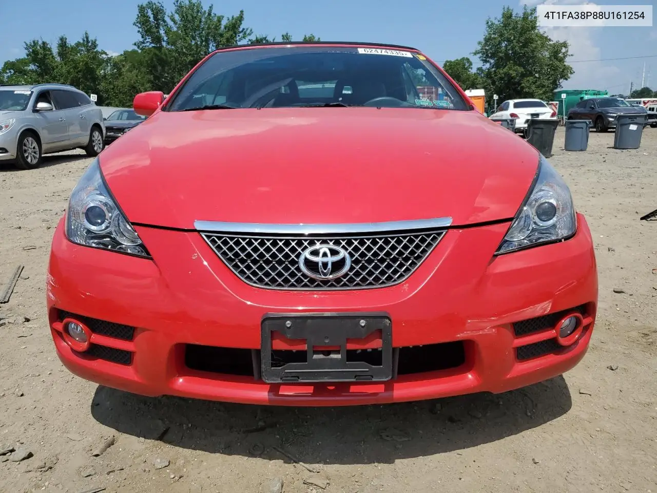 2008 Toyota Camry Solara Se VIN: 4T1FA38P88U161254 Lot: 62474335