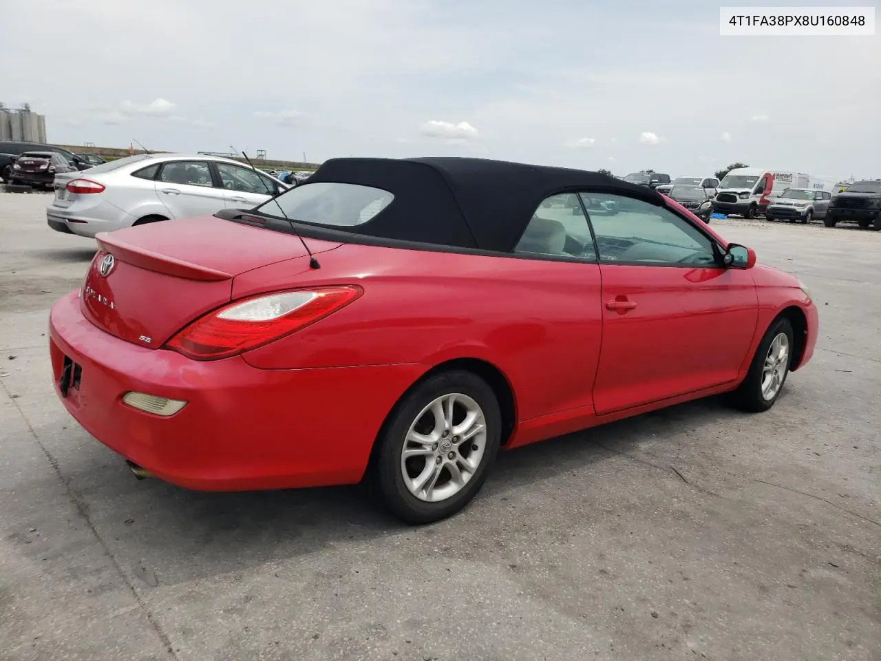 2008 Toyota Camry Solara Se VIN: 4T1FA38PX8U160848 Lot: 62548905