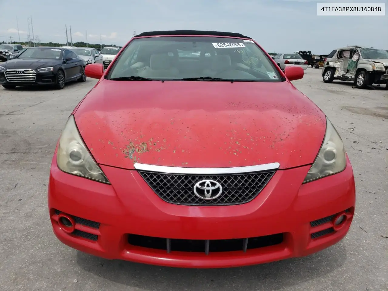 2008 Toyota Camry Solara Se VIN: 4T1FA38PX8U160848 Lot: 62548905