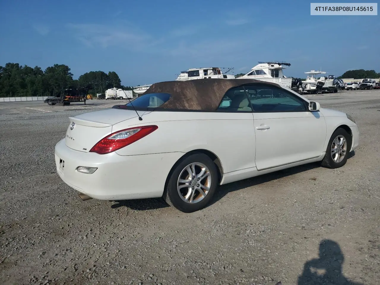 2008 Toyota Camry Solara Se VIN: 4T1FA38P08U145615 Lot: 62628765