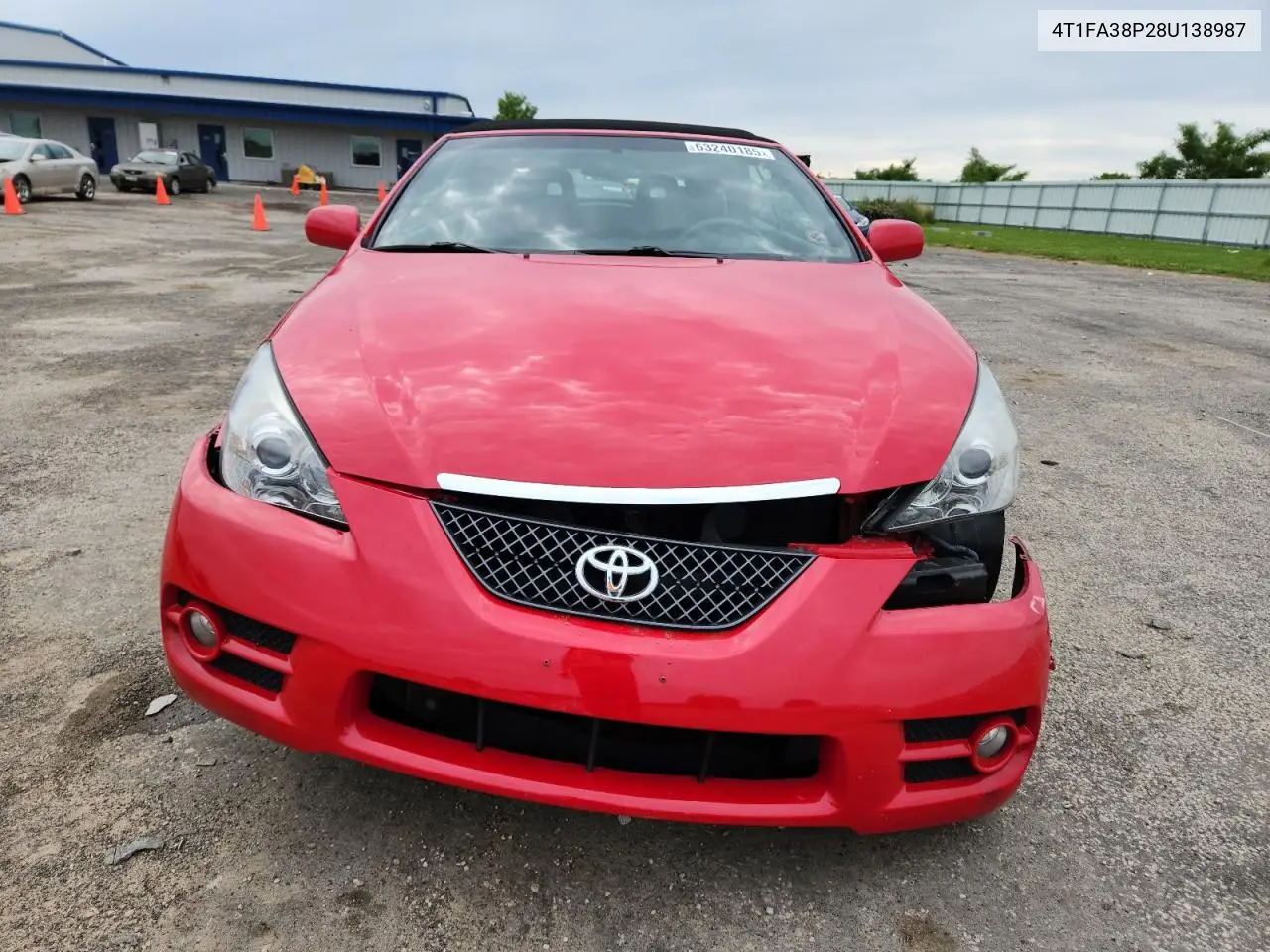2008 Toyota Camry Solara Se VIN: 4T1FA38P28U138987 Lot: 63240185