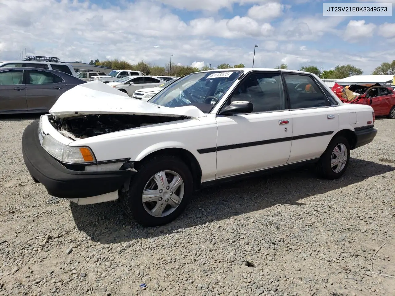 1989 Toyota Camry Dlx VIN: JT2SV21E0K3349573 Lot: 51115505