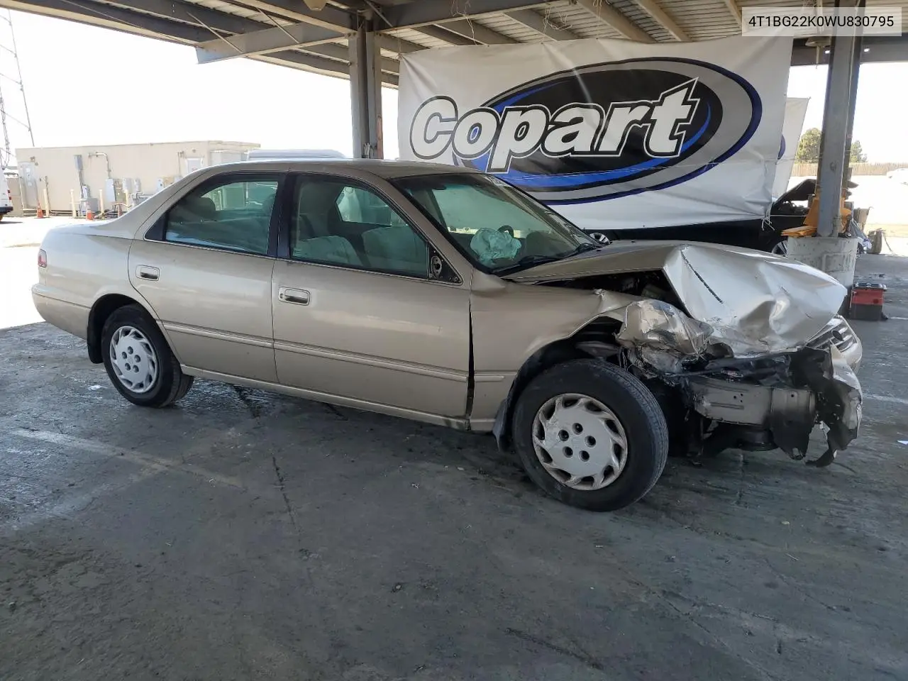 1998 Toyota Camry Ce VIN: 4T1BG22K0WU830795 Lot: 63259375