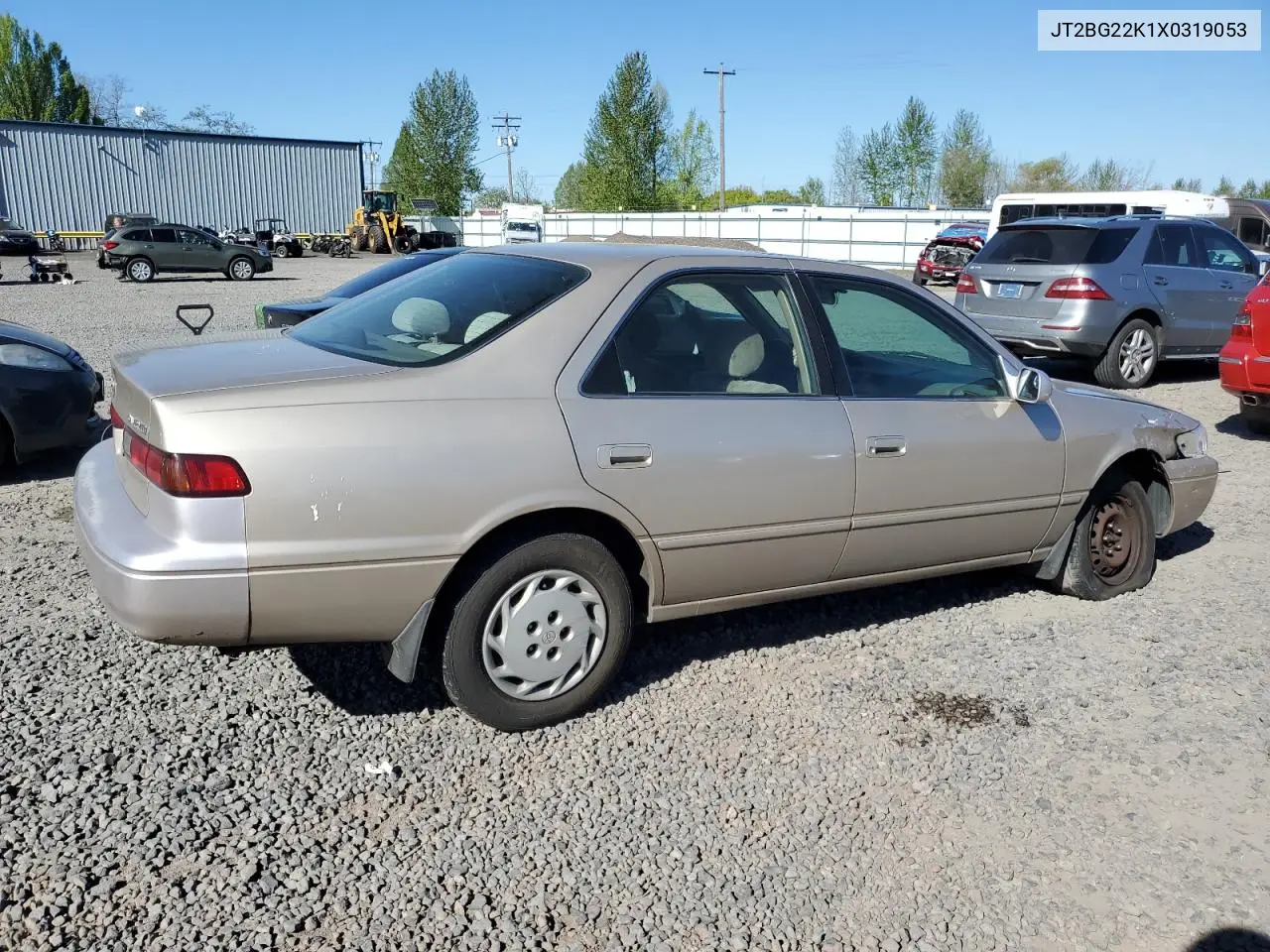 1999 Toyota Camry Le VIN: JT2BG22K1X0319053 Lot: 53669275