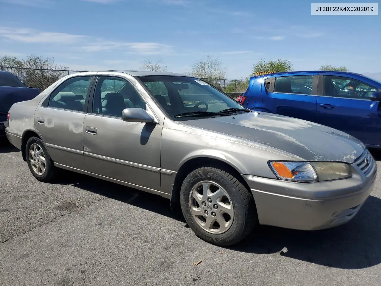 1999 Toyota Camry Le VIN: JT2BF22K4X0202019 Lot: 56104335