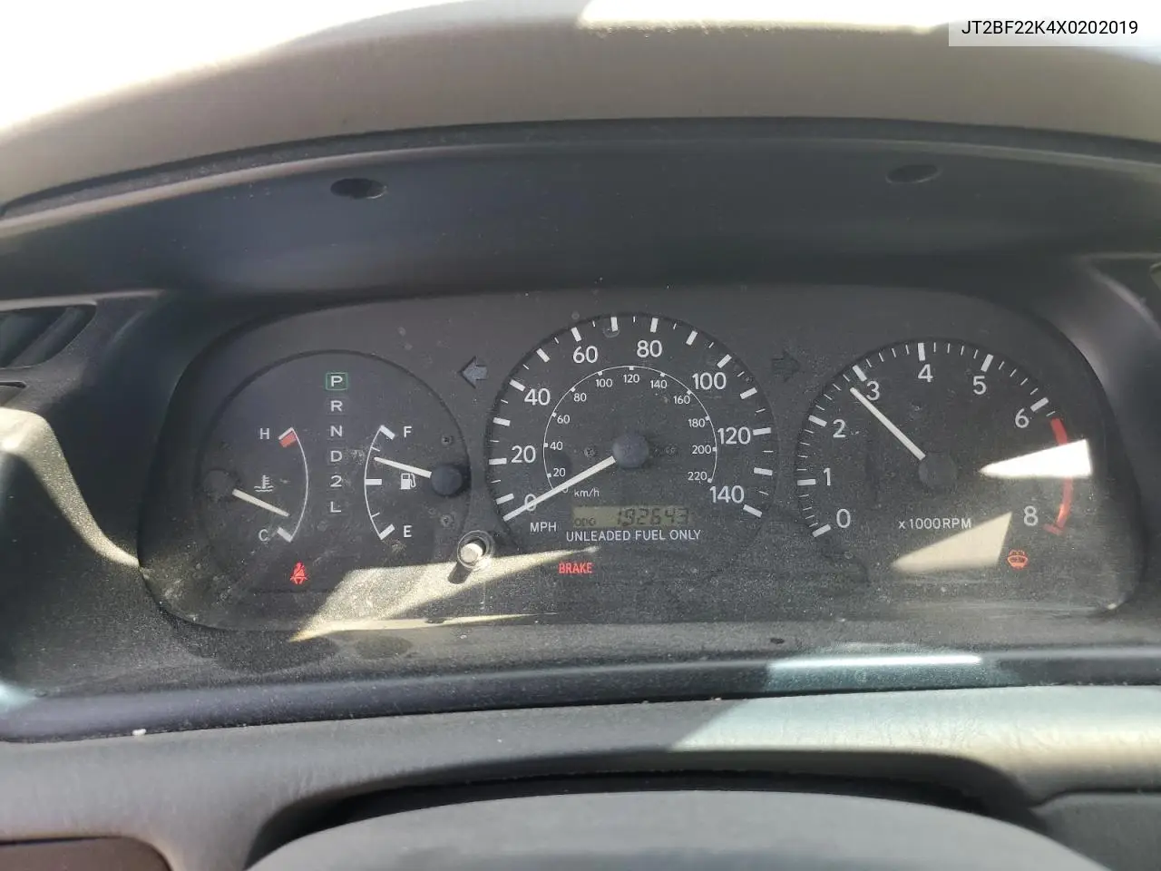 1999 Toyota Camry Le VIN: JT2BF22K4X0202019 Lot: 56104335
