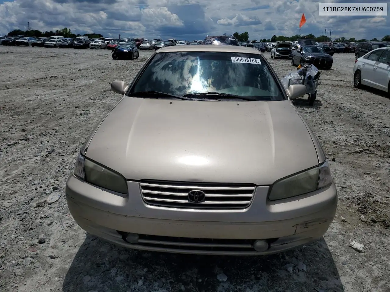 1999 Toyota Camry Ce VIN: 4T1BG28K7XU600759 Lot: 56916705