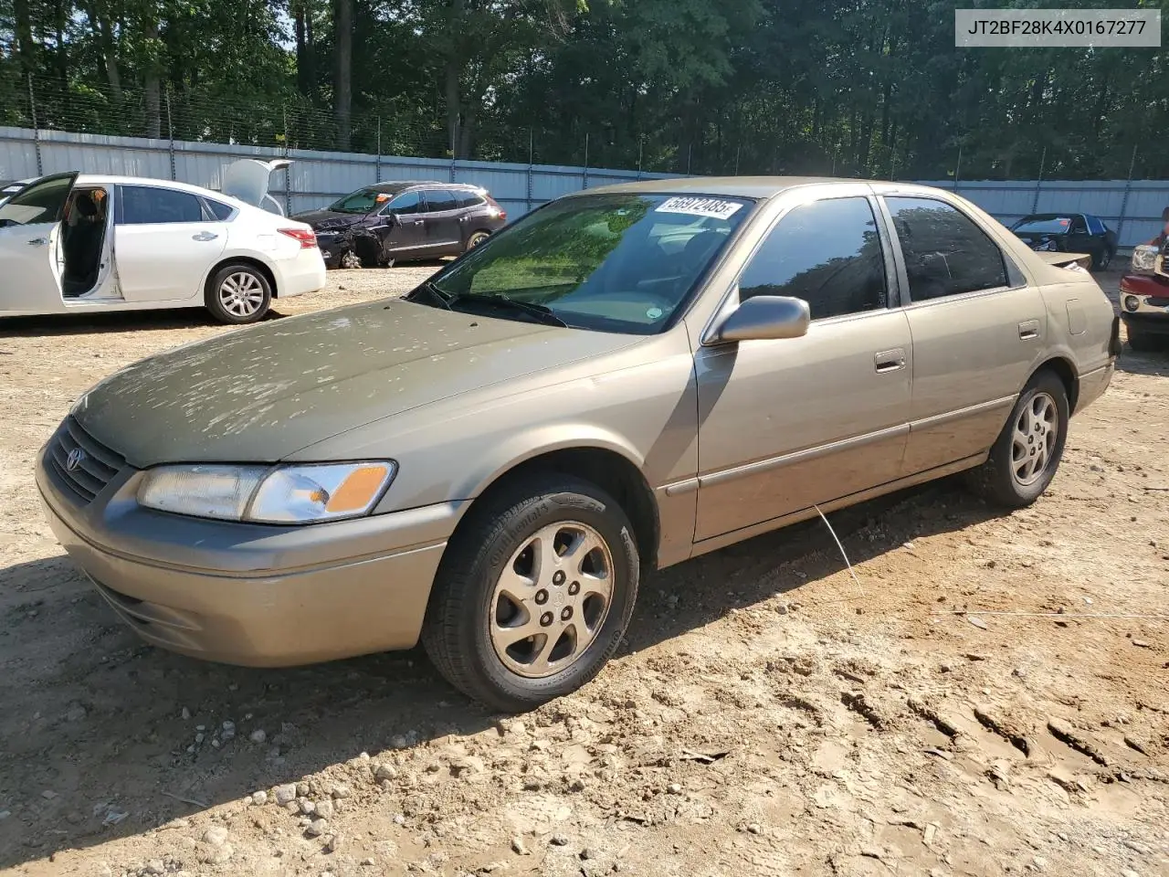 1999 Toyota Camry Le VIN: JT2BF28K4X0167277 Lot: 56972485