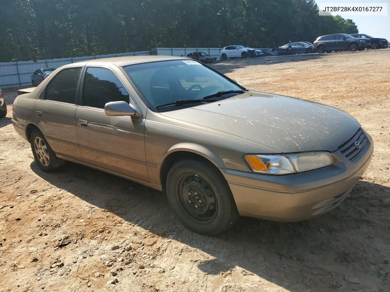 1999 Toyota Camry Le VIN: JT2BF28K4X0167277 Lot: 56972485