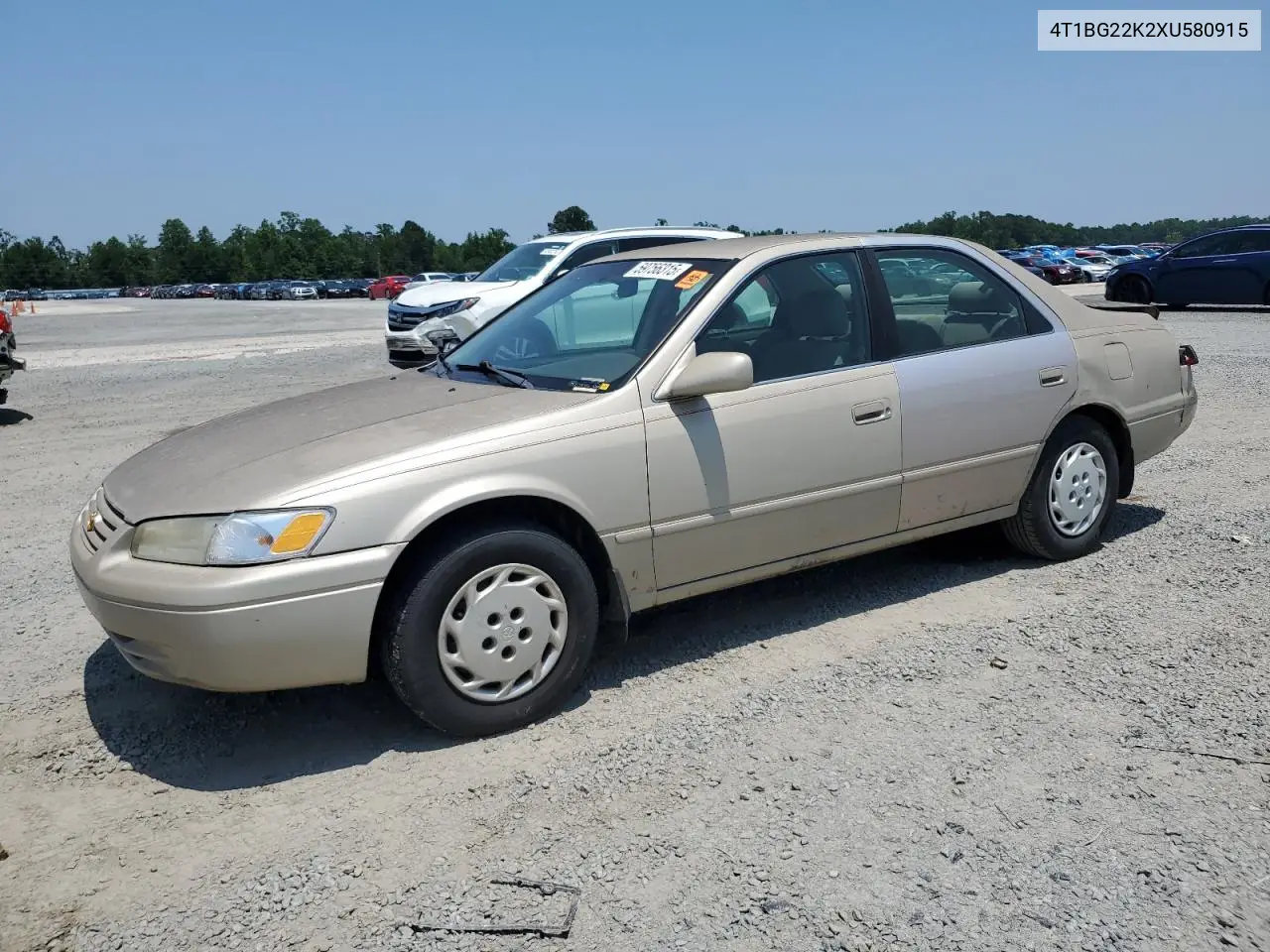 1999 Toyota Camry Ce VIN: 4T1BG22K2XU580915 Lot: 59756315