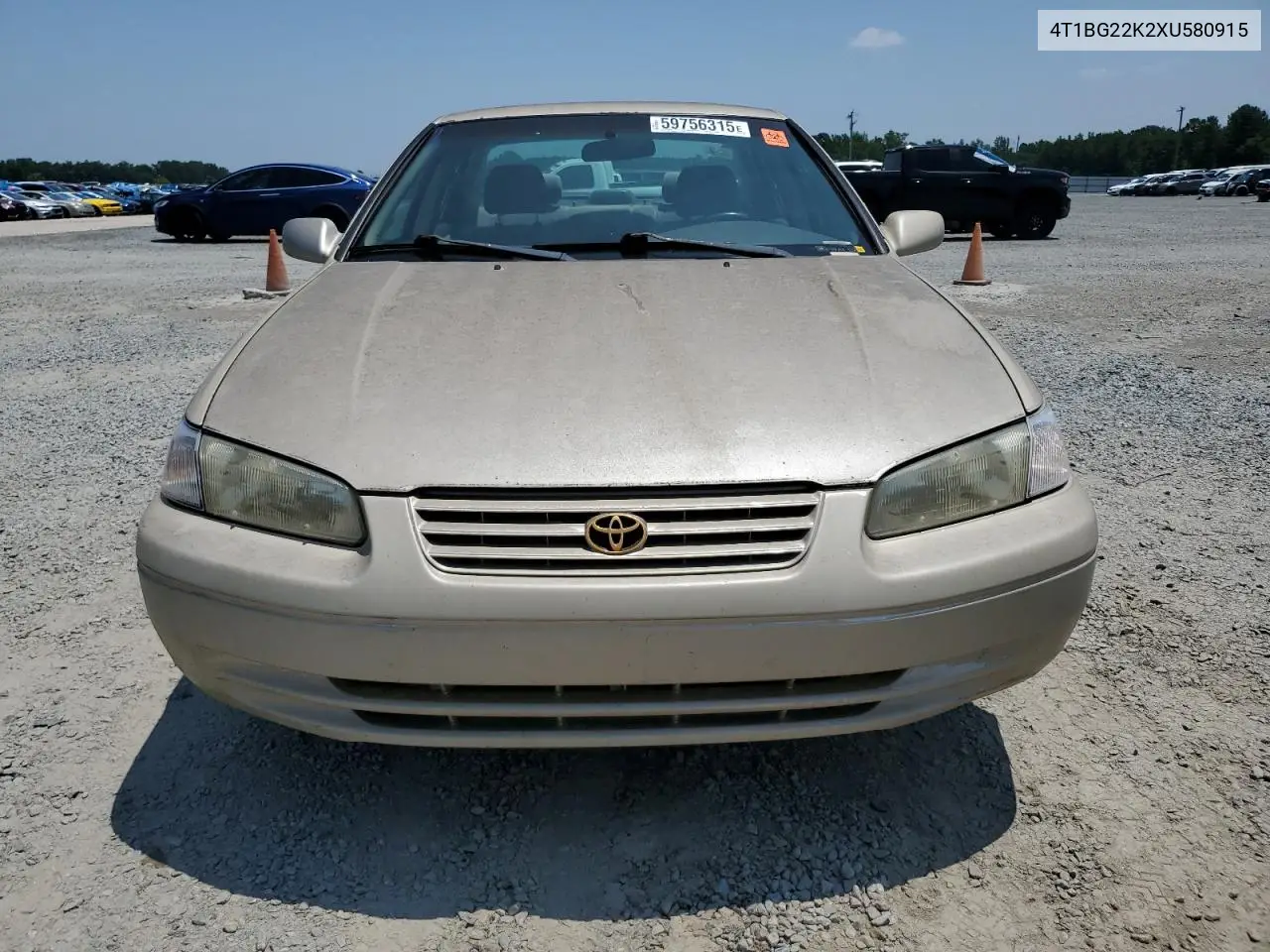 1999 Toyota Camry Ce VIN: 4T1BG22K2XU580915 Lot: 59756315