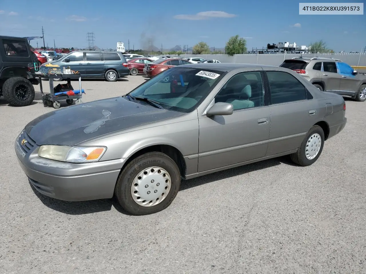 1999 Toyota Camry Ce VIN: 4T1BG22K8XU391573 Lot: 60643835