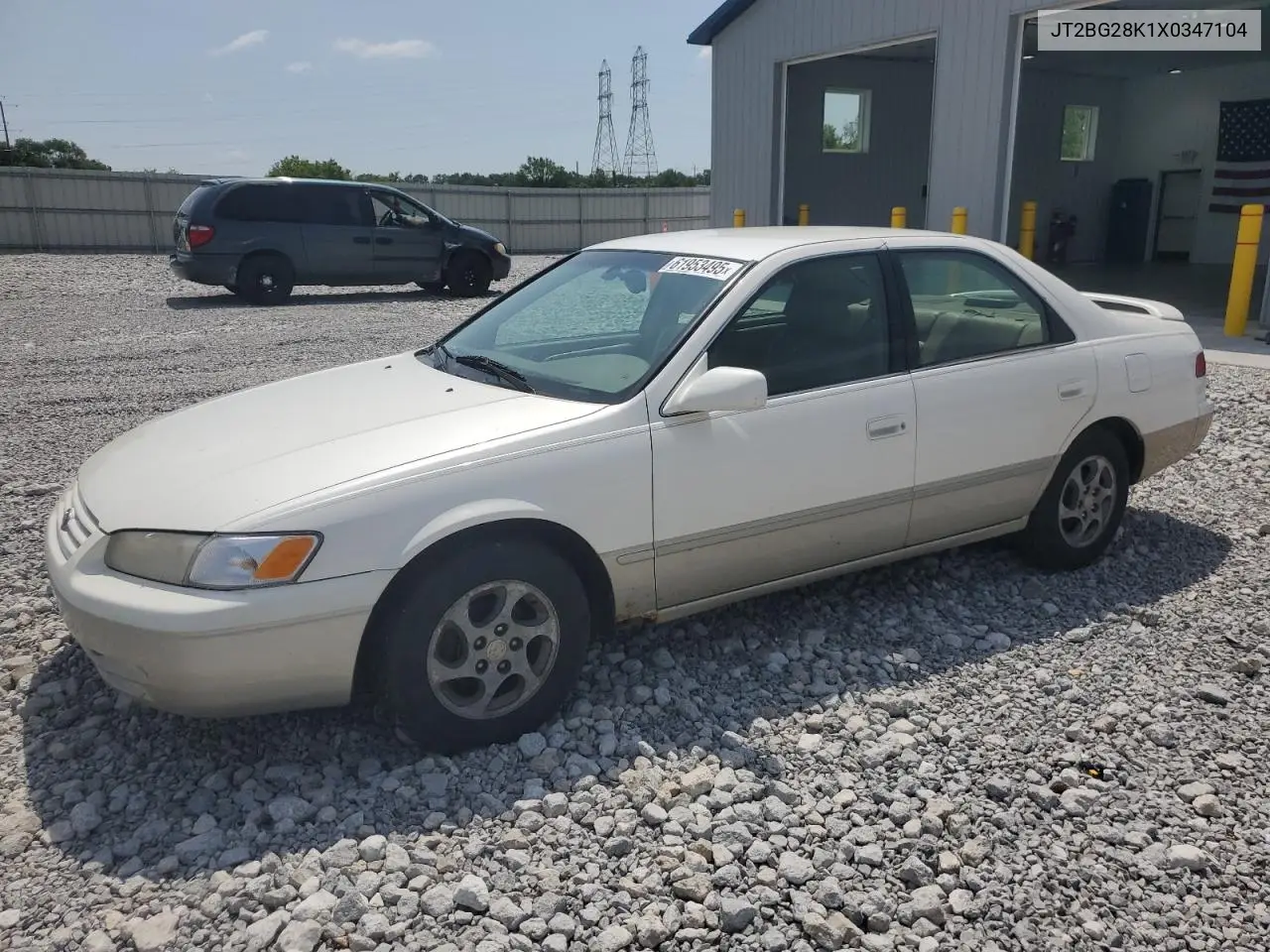 1999 Toyota Camry Le VIN: JT2BG28K1X0347104 Lot: 61953495