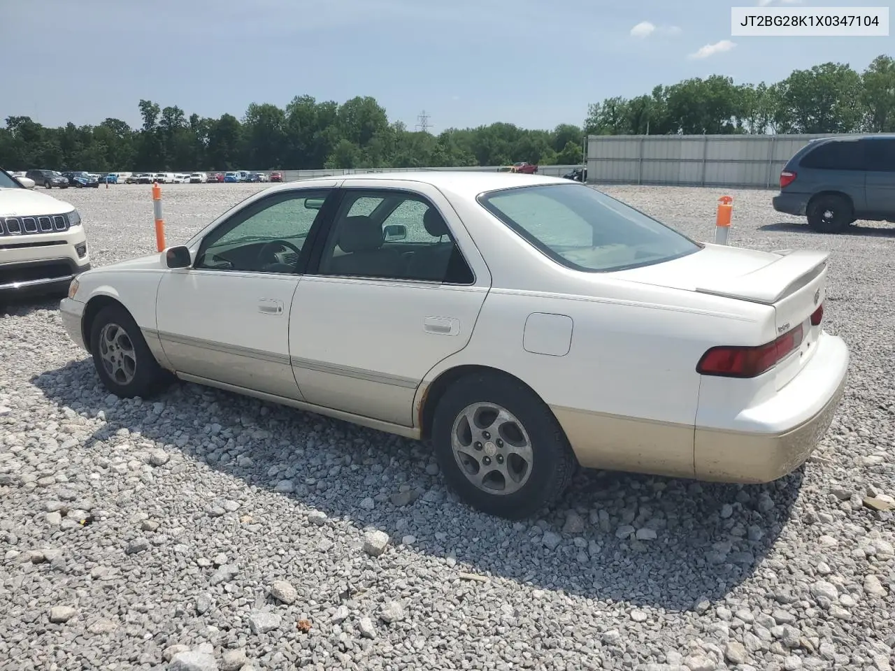 1999 Toyota Camry Le VIN: JT2BG28K1X0347104 Lot: 61953495
