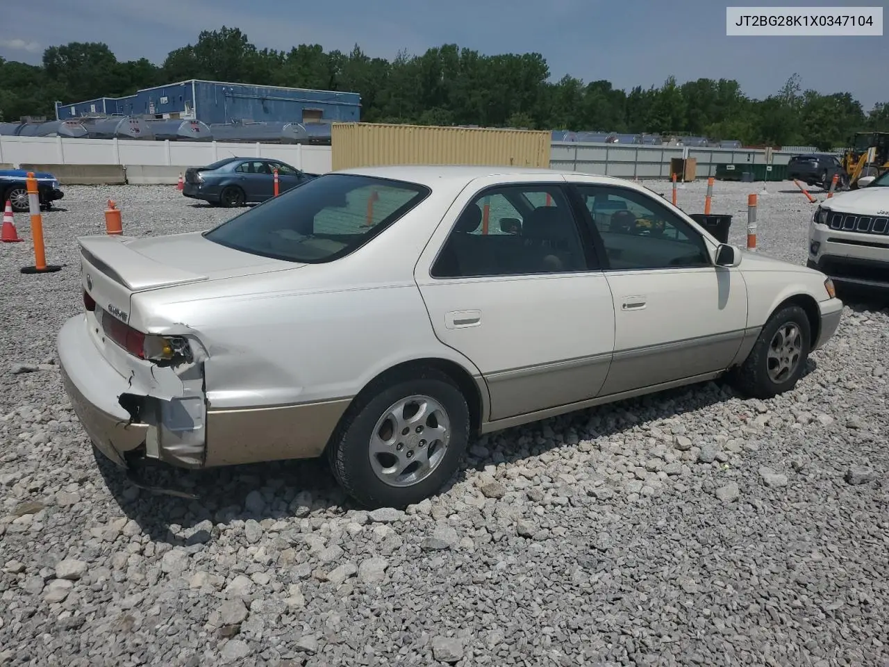 1999 Toyota Camry Le VIN: JT2BG28K1X0347104 Lot: 61953495