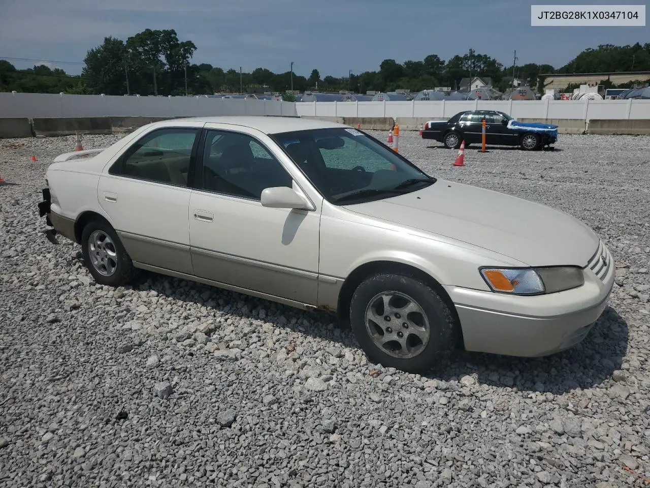 1999 Toyota Camry Le VIN: JT2BG28K1X0347104 Lot: 61953495