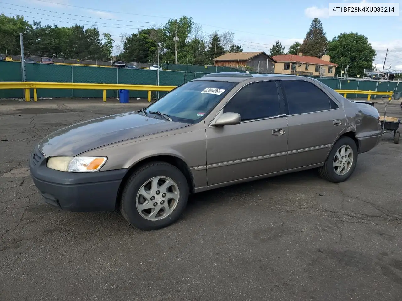 1999 Toyota Camry Le VIN: 4T1BF28K4XU083214 Lot: 62064965
